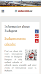 Mobile Screenshot of budapestinfo.org